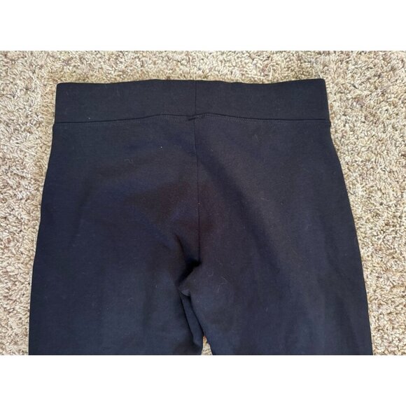 AMERICAN GIANT Black Flared Leggings Pants Pull On Ankle Yoga Casual Sz 4 28x24 - Picture 7 of 10
